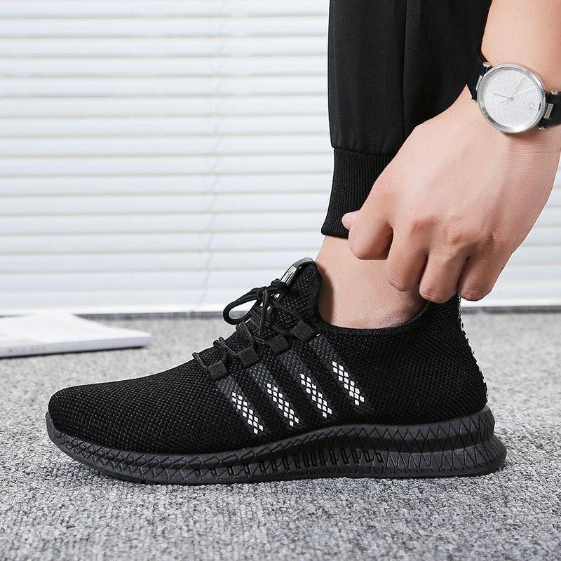 Men's Lightweight Breathable Mesh Sneakers for Walking & Running