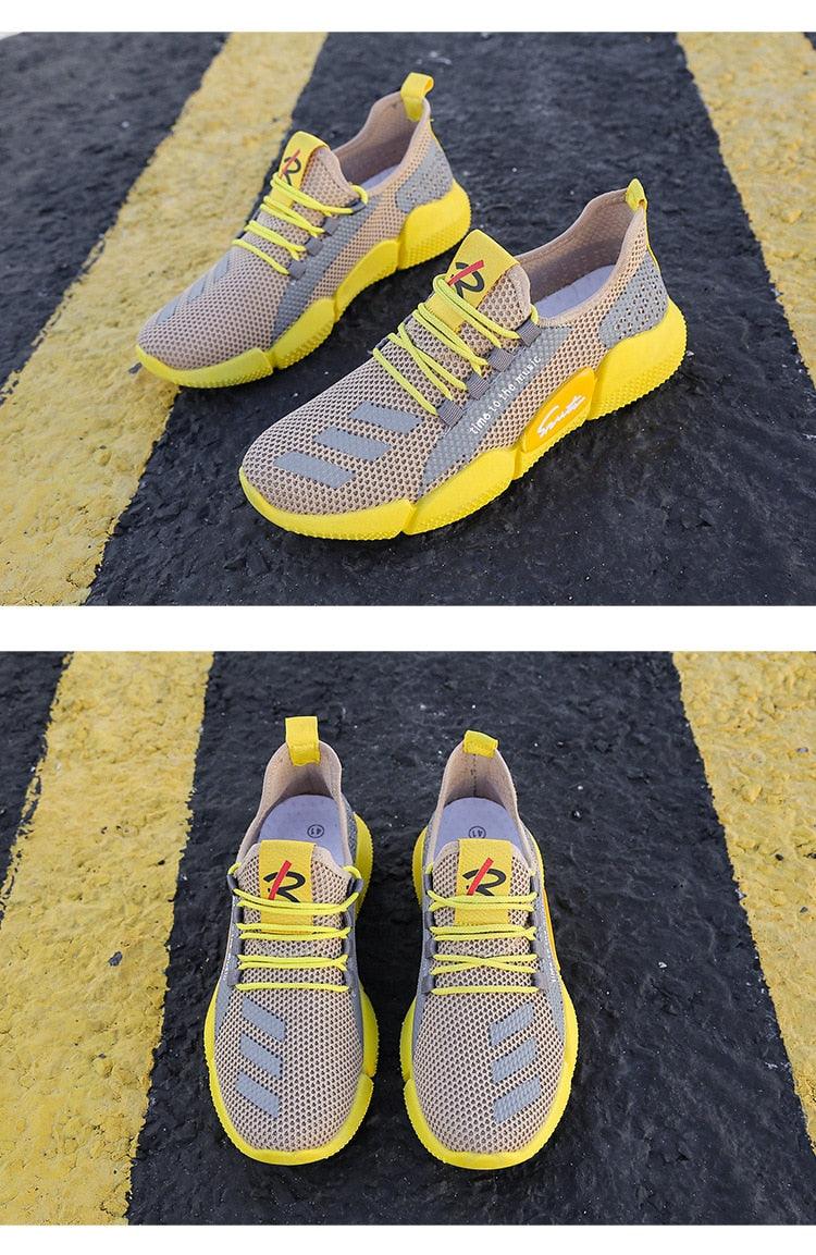 Men's Lightweight Breathable Mesh Sneakers for Walking & Running