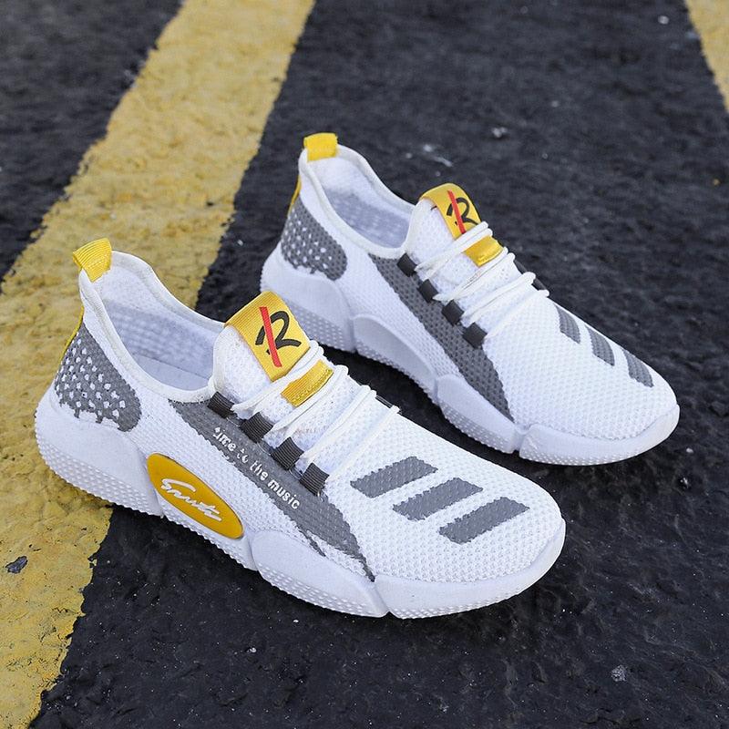 Men's Lightweight Breathable Mesh Sneakers for Walking & Running