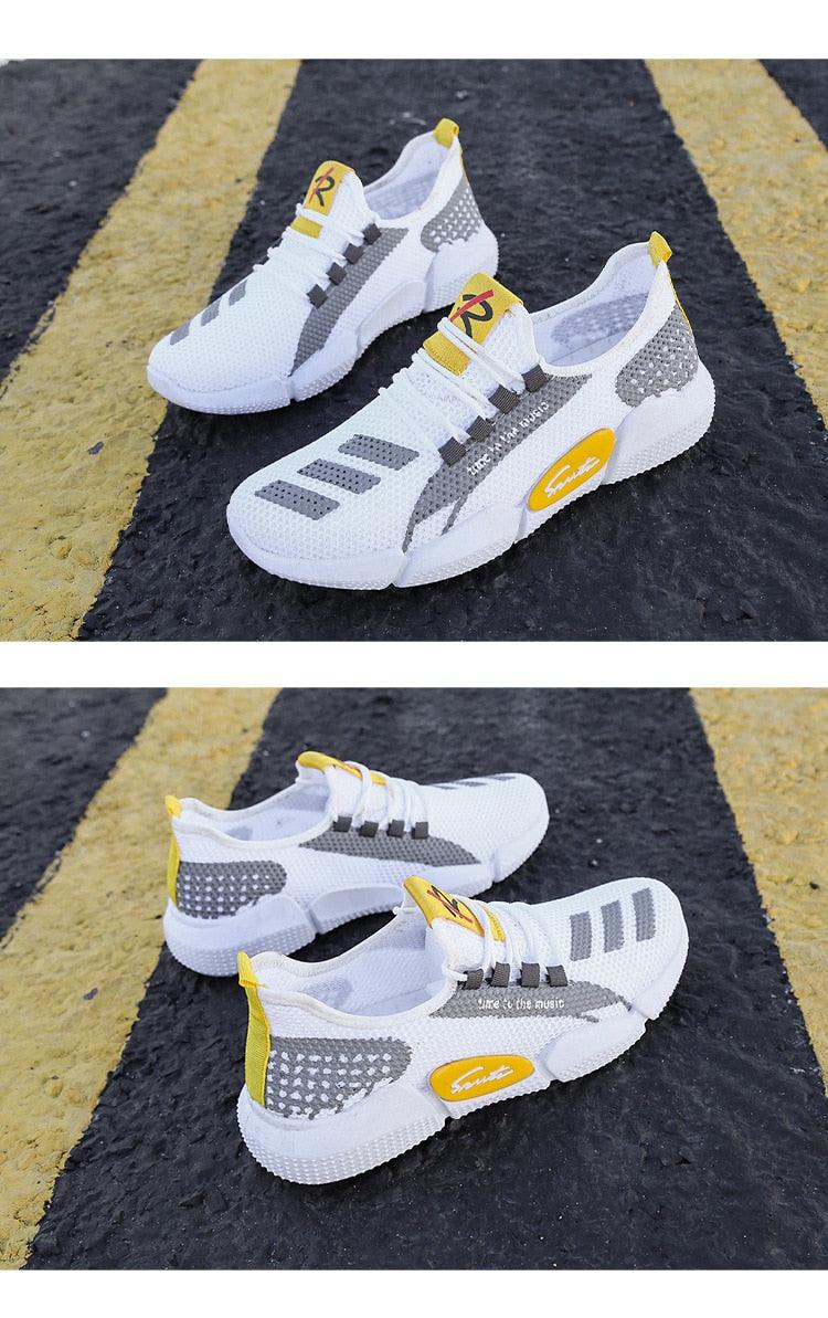 Men's Lightweight Breathable Mesh Sneakers for Walking & Running