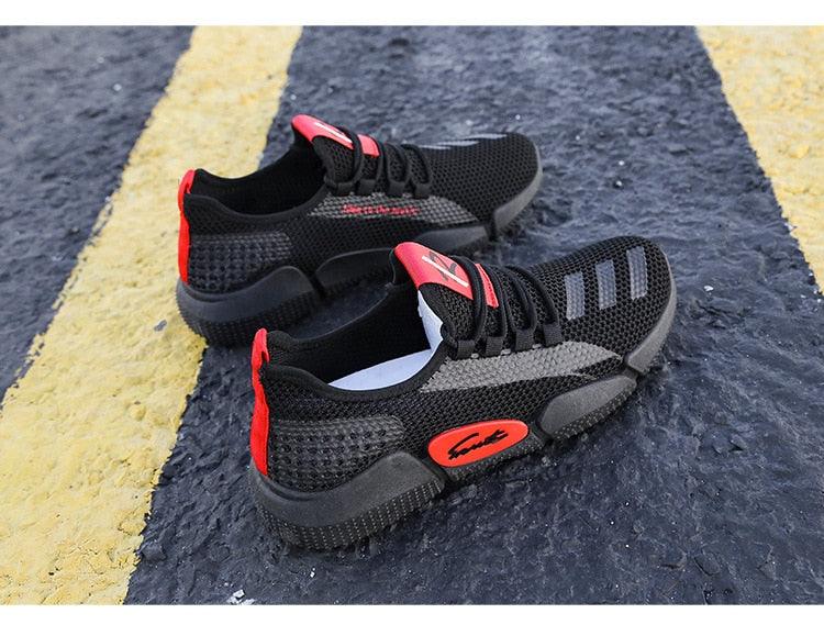 Men's Lightweight Breathable Mesh Sneakers for Walking & Running