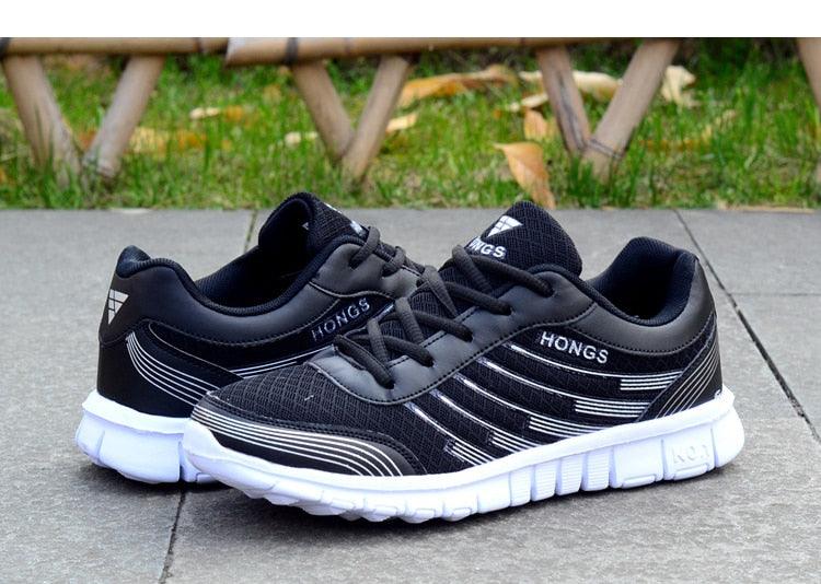Men's Lightweight Breathable Knit Walking & Running Sneakers
