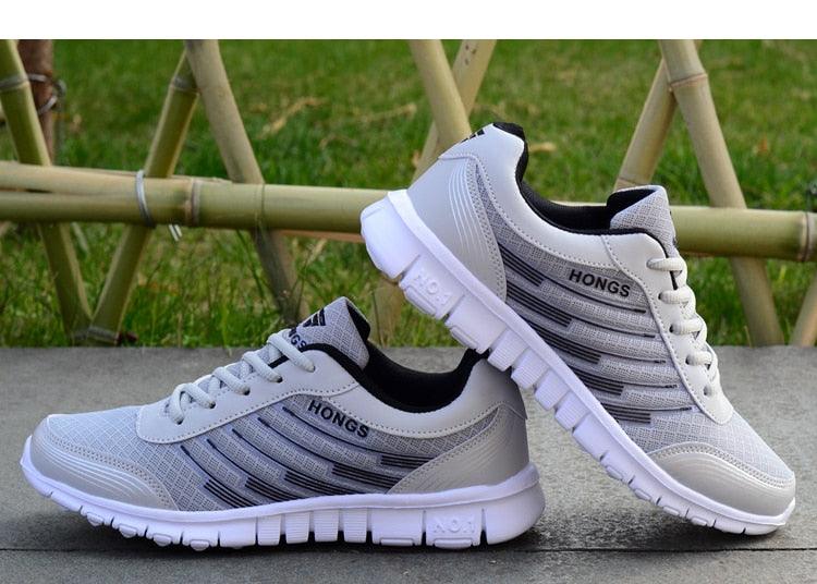 Men's Lightweight Breathable Knit Walking & Running Sneakers