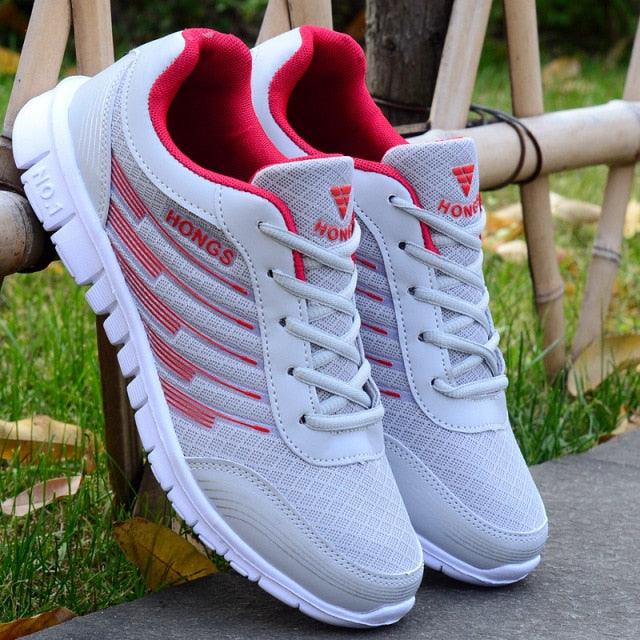 Men's Lightweight Breathable Knit Walking & Running Sneakers