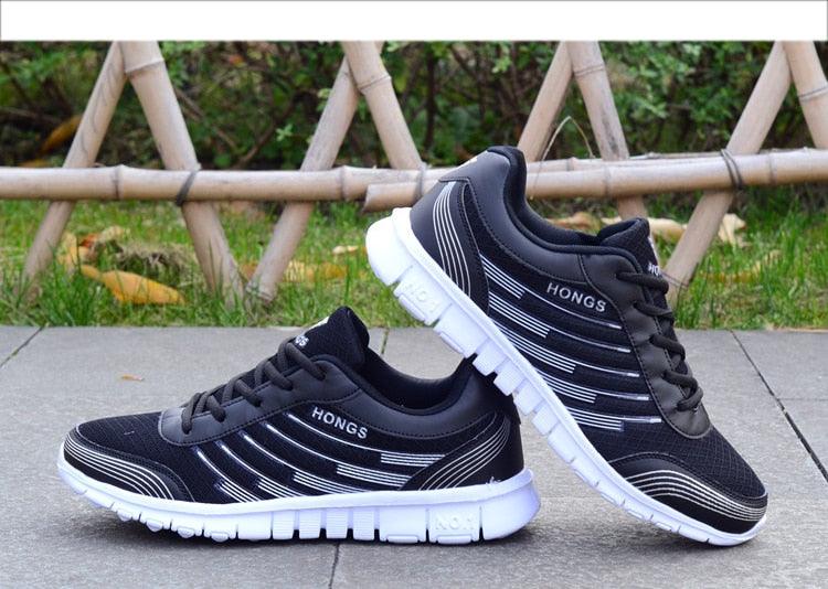 Men's Lightweight Breathable Knit Walking & Running Sneakers