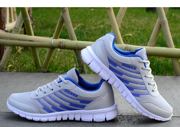 Men's Lightweight Breathable Knit Walking & Running Sneakers