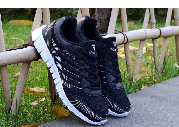 Men's Lightweight Breathable Knit Walking & Running Sneakers