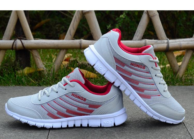 Men's Lightweight Breathable Knit Walking & Running Sneakers