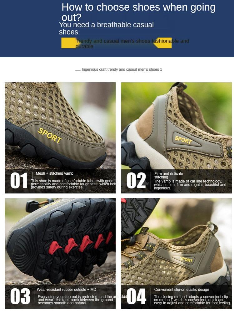 Men's Quick-Dry Water Shoes for Hiking, Swimming and Beach Sports