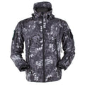 Men's Tactical Waterproof Soft Shell Fleece Hooded Outdoor Jacket