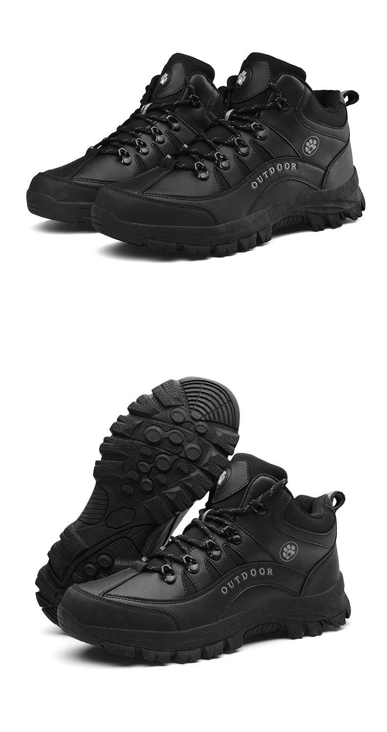 Men's Waterproof Hiking Boots - Durable Outdoor Tactical Snow Shoes