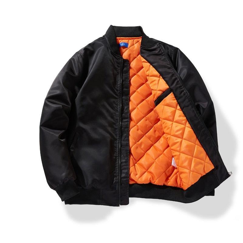 Men's slim fit padded lightweight winter jacket with pockets in a casual style