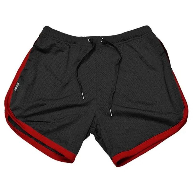 Unisex Relaxed Fit Athletic Gym Shorts with Elastic Waist