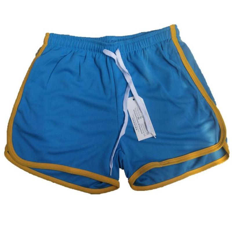 Unisex Relaxed Fit Athletic Gym Shorts with Elastic Waist