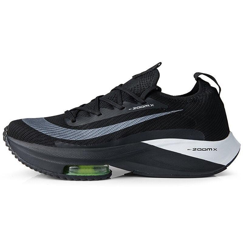Men's Lightweight Orange Athletic Running Sneakers with Air Cushion