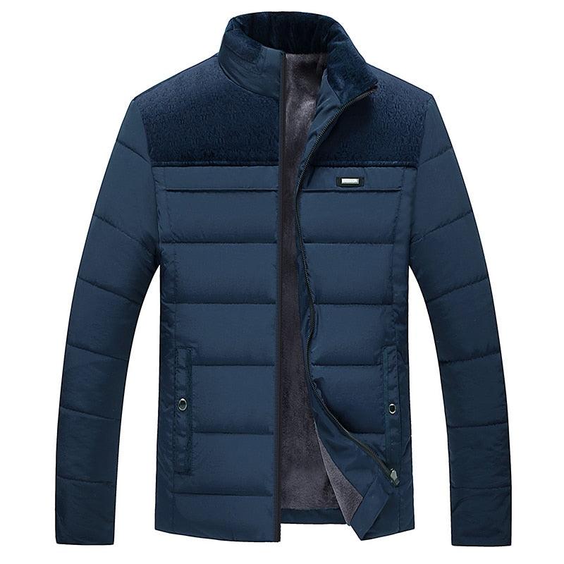Men's Thick Padded Winter Jacket Casual Warm Outdoor Coat