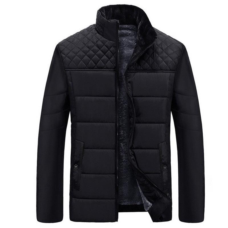 Men's Thick Padded Winter Jacket Casual Warm Outdoor Coat