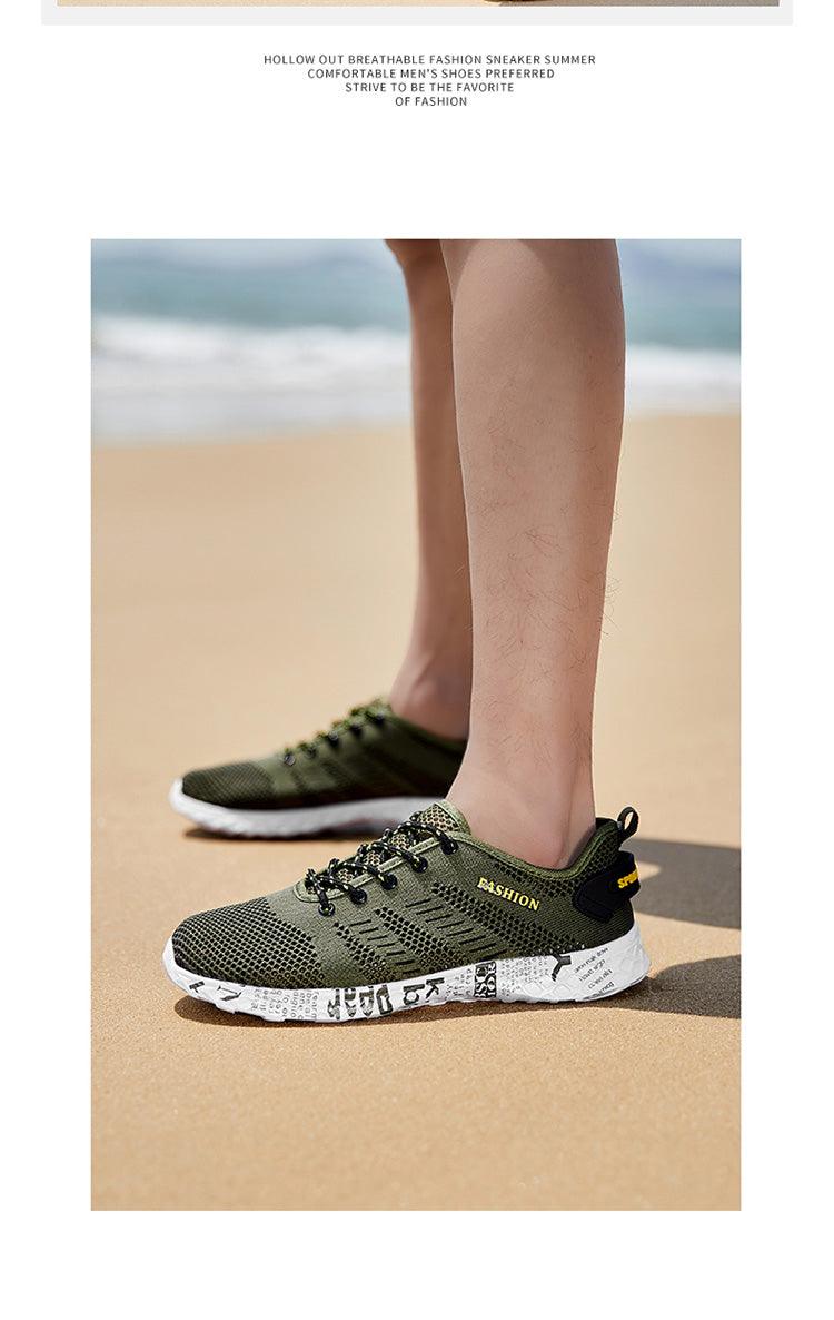 Men's Quick-Dry Water Shoes Non-Slip Lightweight Aqua Sneakers