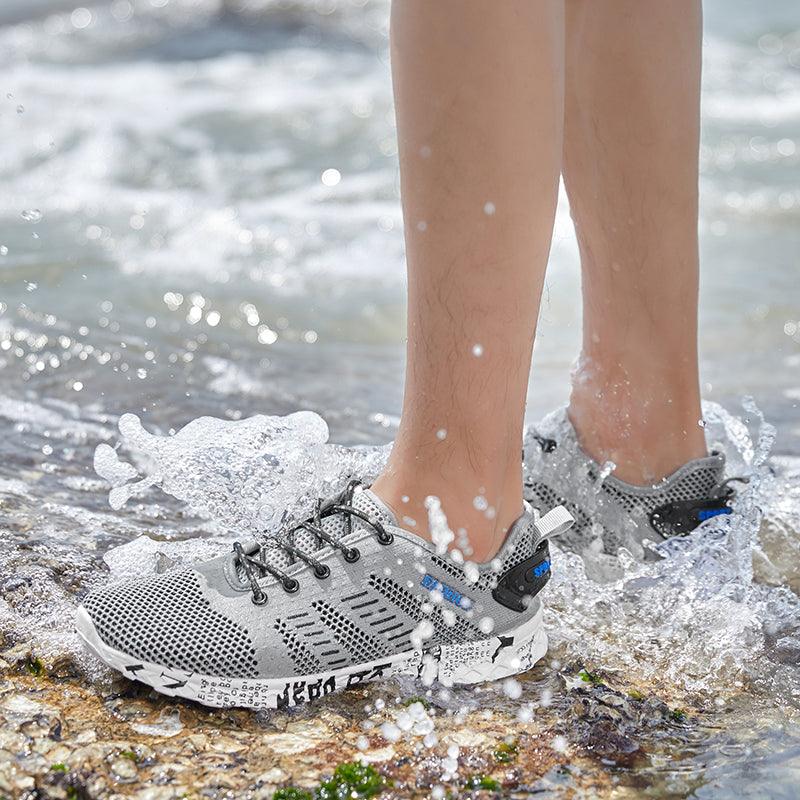 Men's Quick-Dry Water Shoes Non-Slip Lightweight Aqua Sneakers