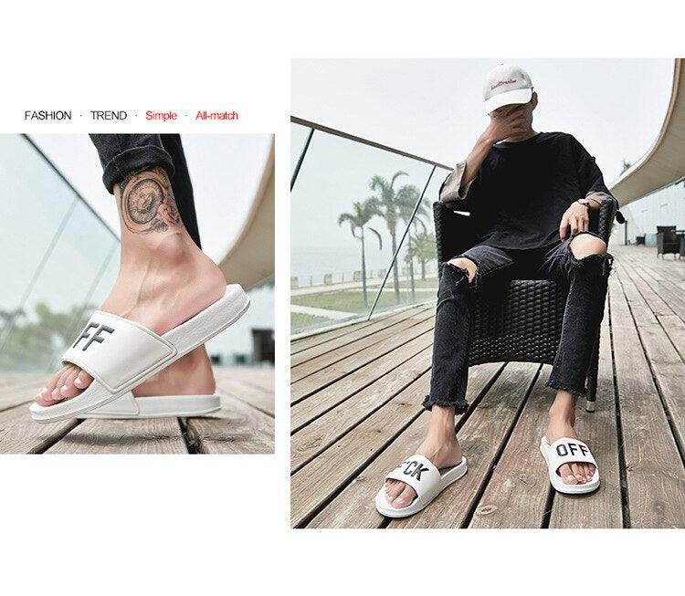 Unisex Non-Slip Quick-Dry Slides Comfortable Bathroom House Shoes
