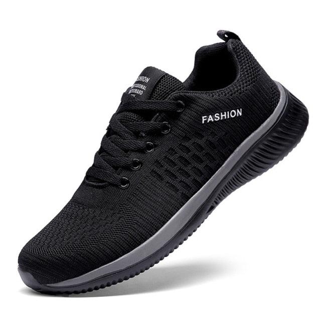 Men’s Lightweight Knit Running Sneakers – Breathable Athleisure