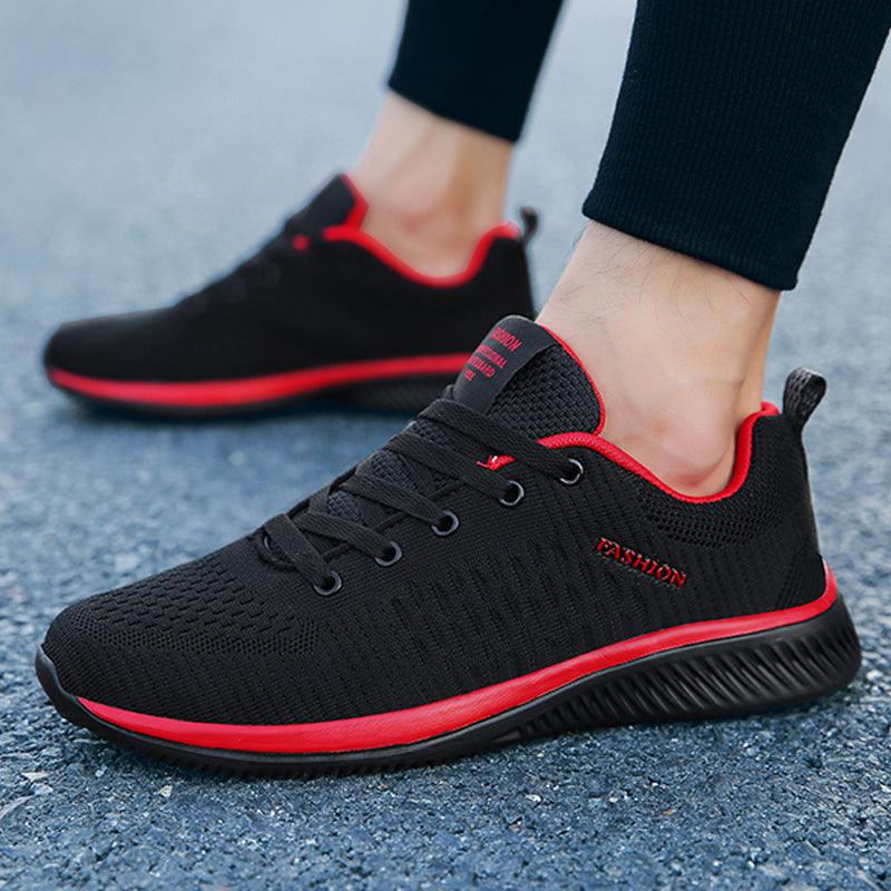 Men’s Lightweight Knit Running Sneakers – Breathable Athleisure