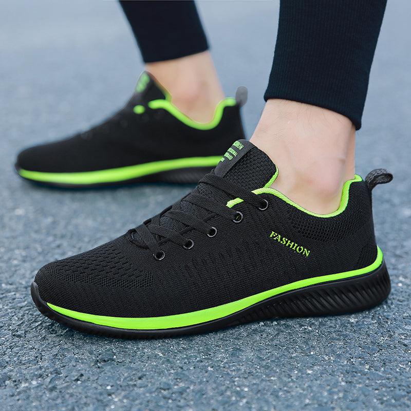Men’s Lightweight Knit Running Sneakers – Breathable Athleisure