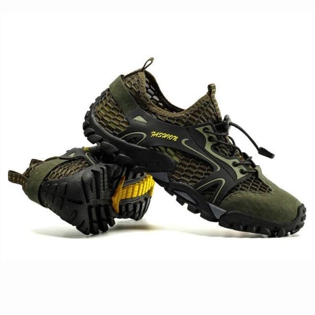 Men's Quick-Dry Mesh Hiking Water Shoes for Swimming and Athletics