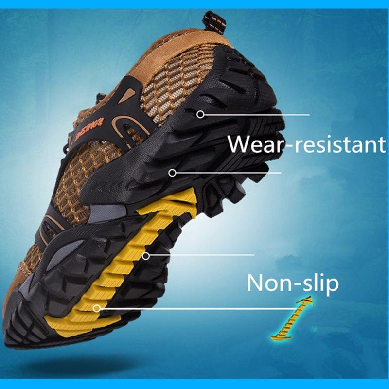 Men's Quick-Dry Mesh Hiking Water Shoes for Swimming and Athletics