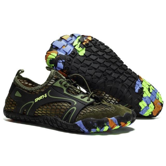 Men's Quick-Dry Mesh Hiking Water Shoes for Swimming and Athletics