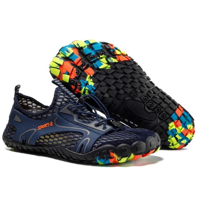 Men's Quick-Dry Mesh Hiking Water Shoes for Swimming and Athletics