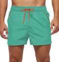 Men's Quick-Dry Swim Trunks - Sporty Mid-Rise Board Shorts