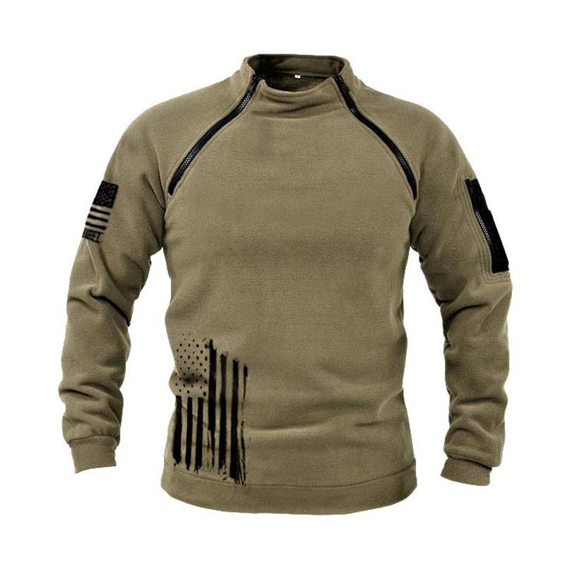 Men's Lightweight Tactical Fleece Jacket - Windproof Outdoor Gear