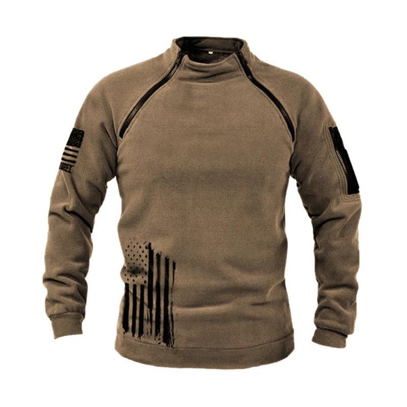 Men's Lightweight Tactical Fleece Jacket - Windproof Outdoor Gear