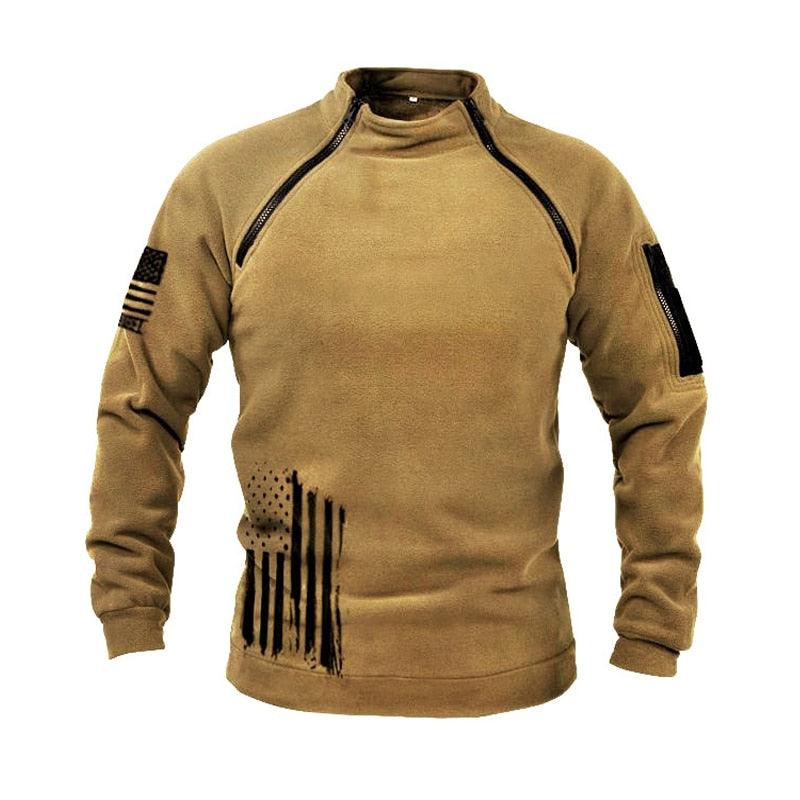 Men's Lightweight Tactical Fleece Jacket - Windproof Outdoor Gear