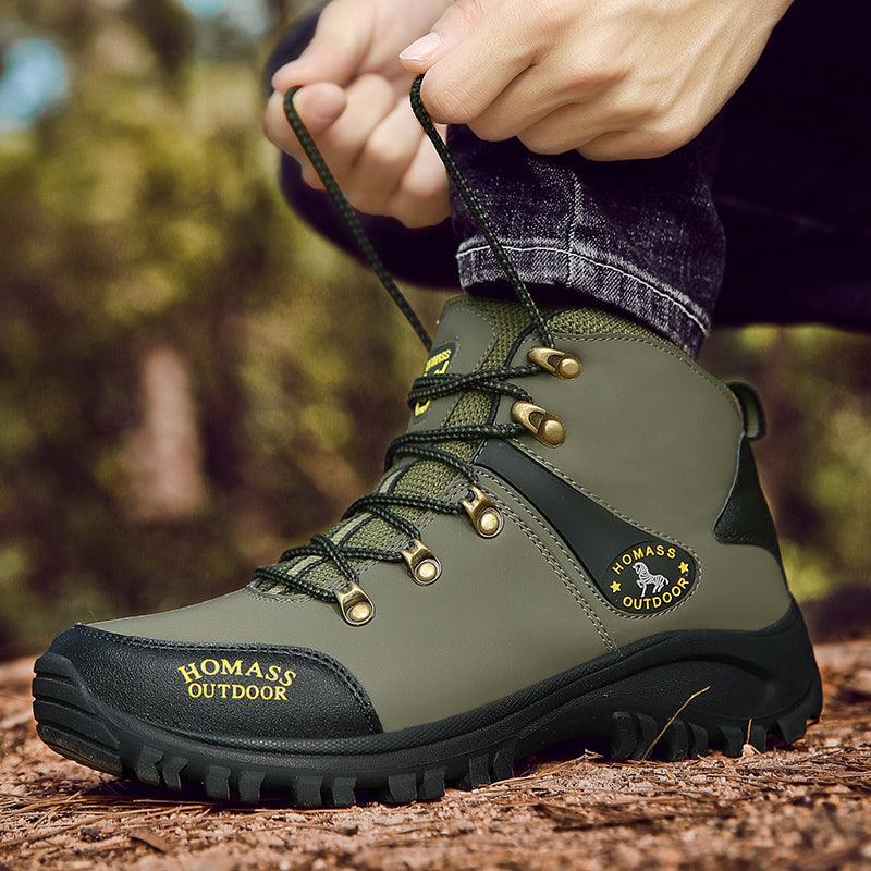Men's Waterproof Tactical Hiking Boots – Fur Lined Outdoor Shoes