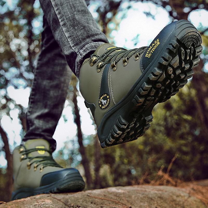 Men's Waterproof Tactical Hiking Boots – Fur Lined Outdoor Shoes