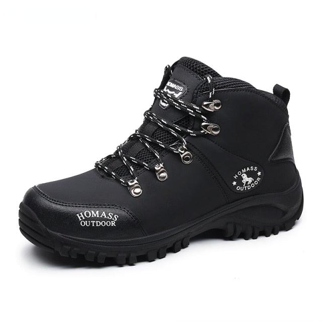 Men's Waterproof Tactical Hiking Boots – Fur Lined Outdoor Shoes
