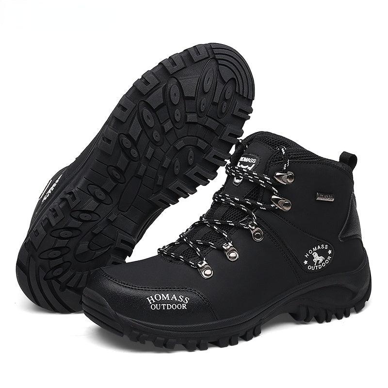 Men's Waterproof Tactical Hiking Boots – Fur Lined Outdoor Shoes