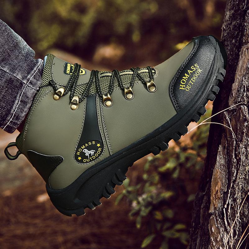 Men's Waterproof Tactical Hiking Boots – Fur Lined Outdoor Shoes
