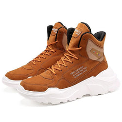 Men's High Top Urban Streetwear Sneakers Rubber Sole Winter Shoes
