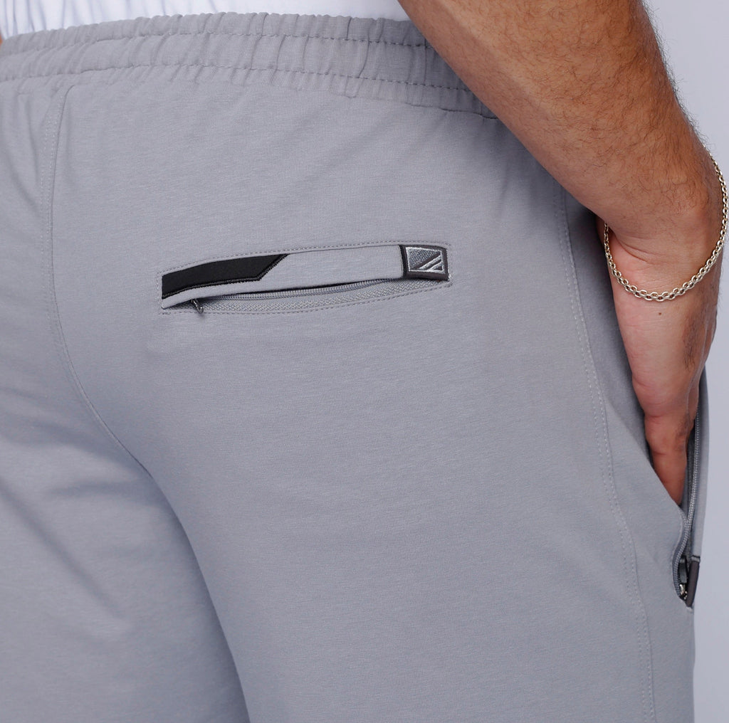 Men's Athletic Straight Fit Sweatpants in Grey - Image 4