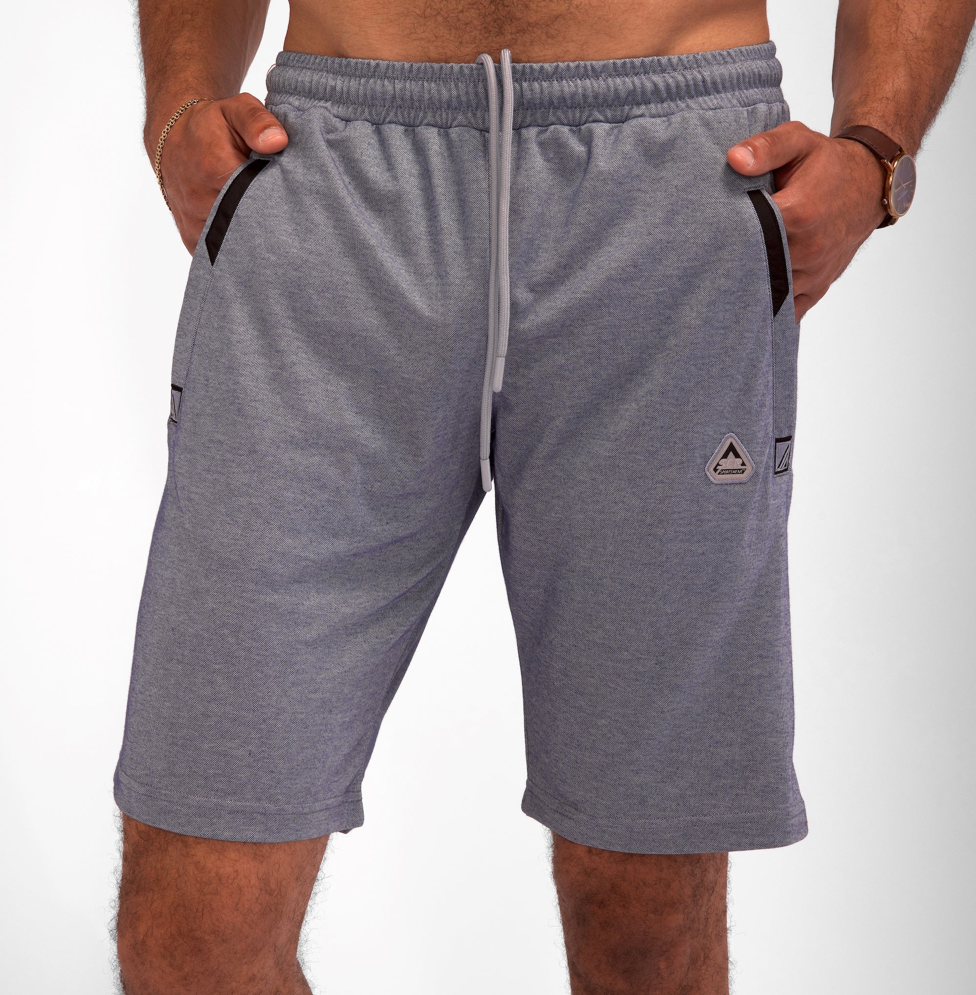 Urban Stride Men's Tall Fit Shorts in Blue - Image 12