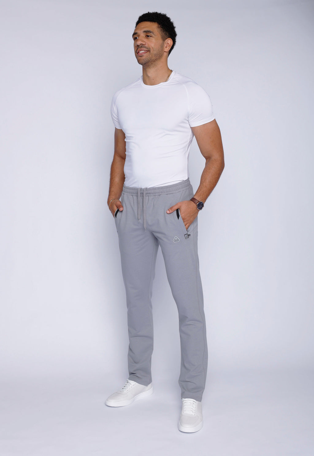 Men's Tall Fit Athletic Sweatpants in Navy Blue - Image 19