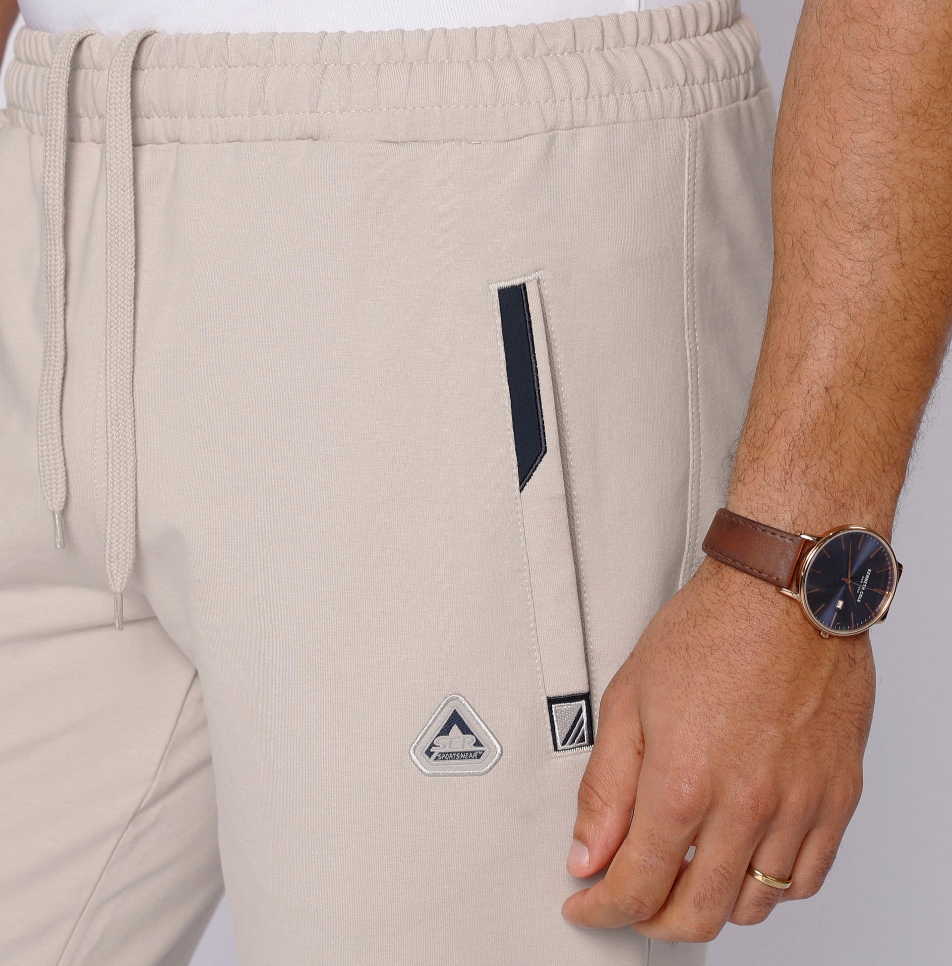 Men's Athletic Straight Fit Sweatpants in Grey - Image 35