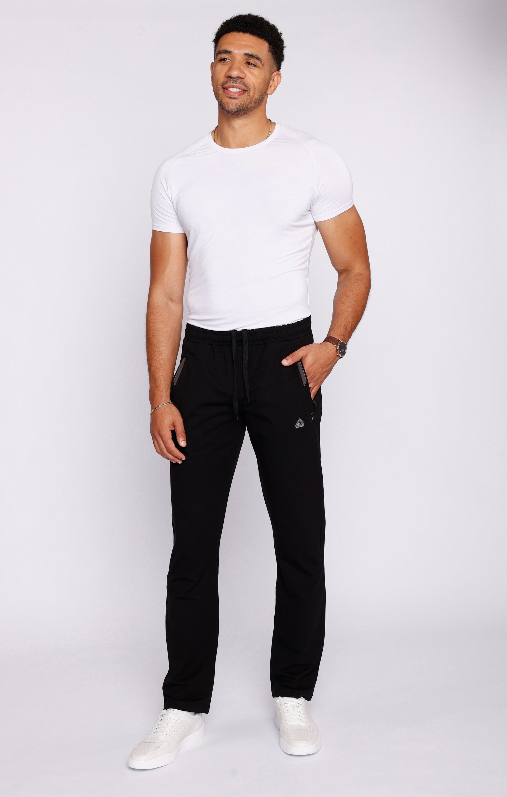 Men's Athletic Straight Fit Sweatpants in Grey