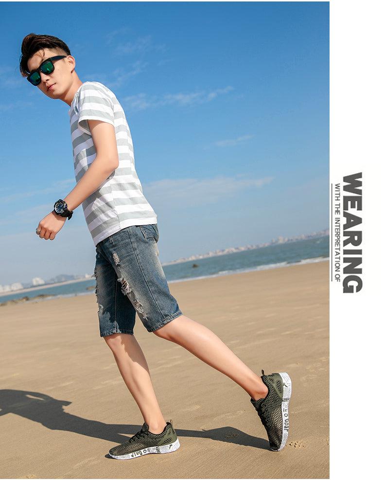 Men's Lightweight Aqua Quick Drying Beach Water Shoes
