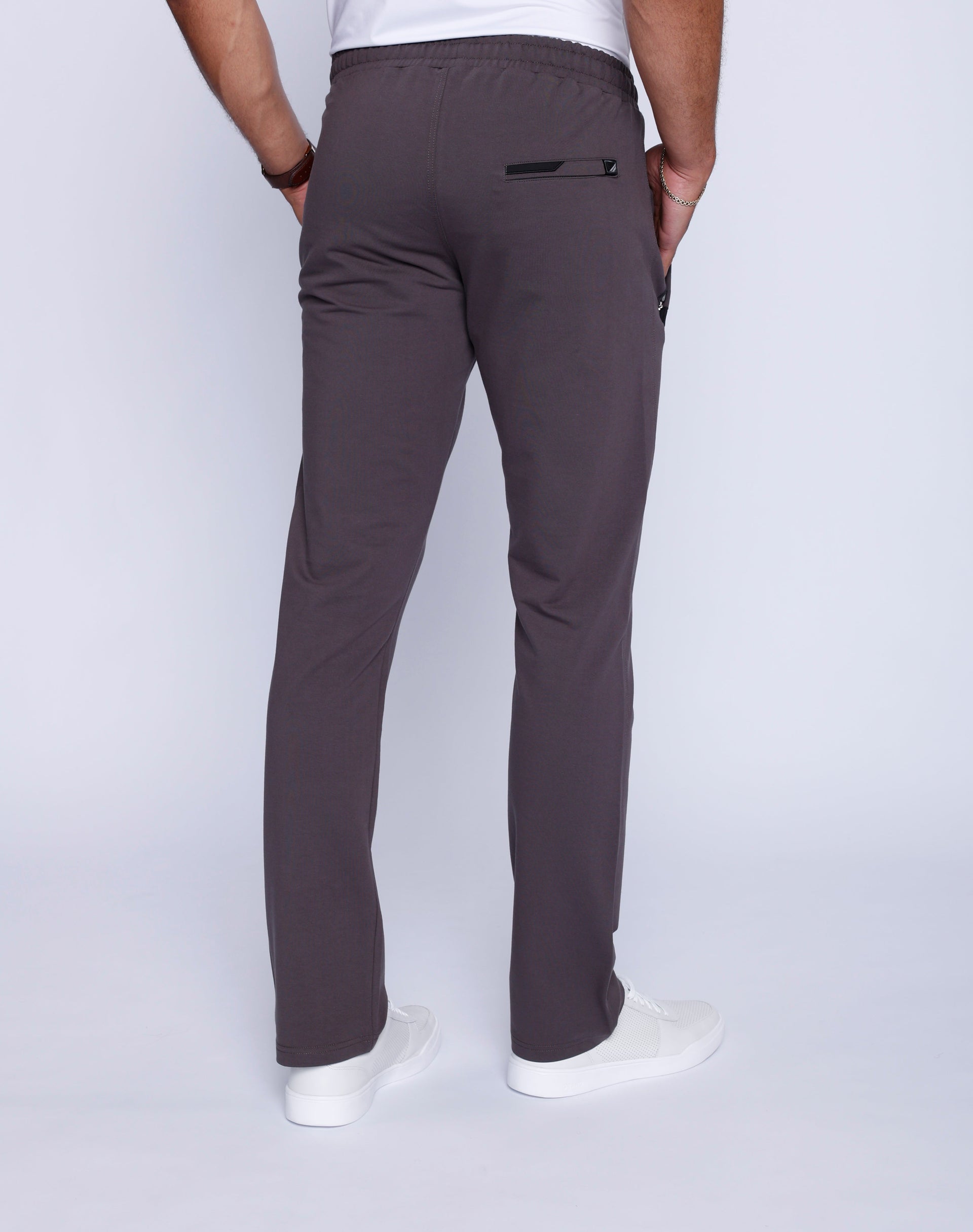 Men's Athletic Straight Fit Sweatpants in Grey - Image 47