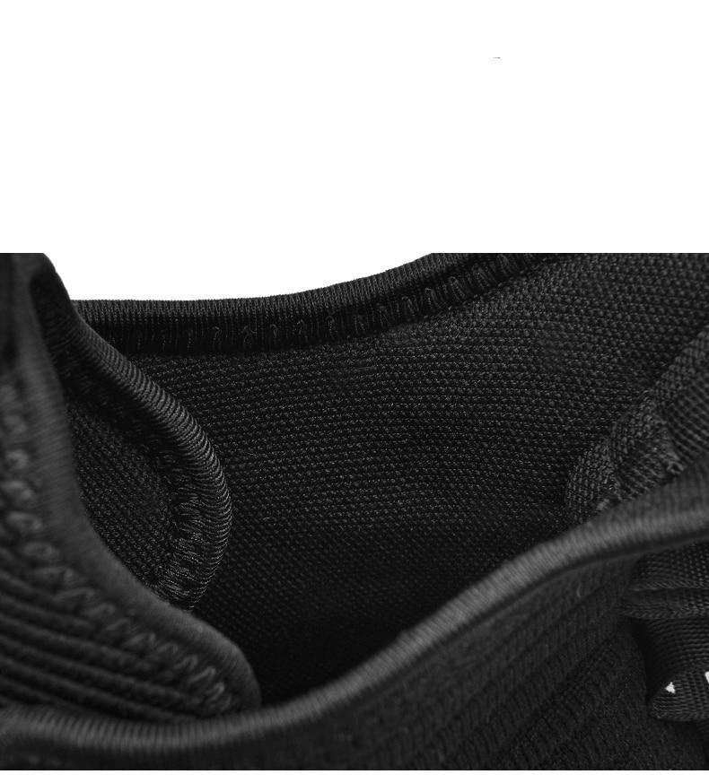 Men's Modern Casual White Race Trainers Breathable Mesh Sneakers