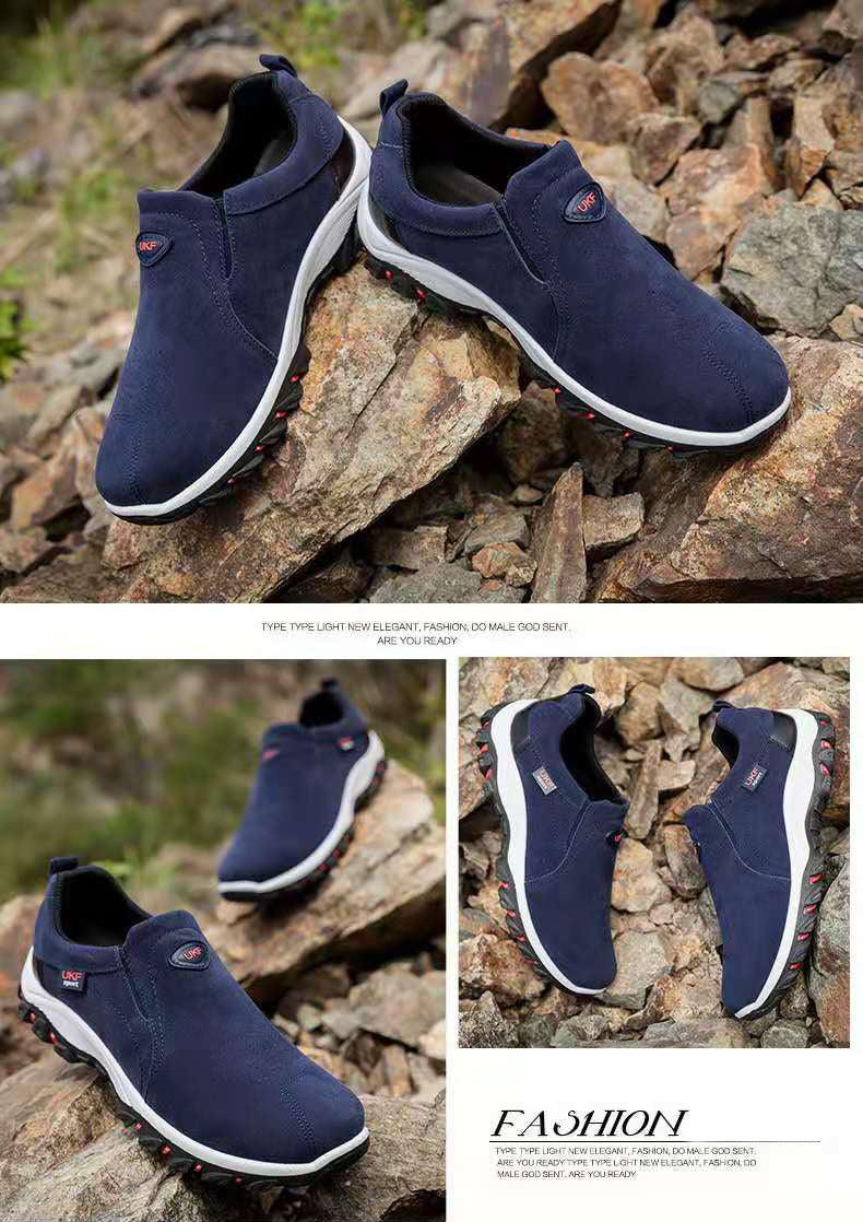 Men's Breathable Lightweight Slip-On Walking Shoes for Outdoor